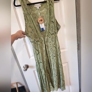 Montana Clothing Co. Sage Lace Tunic